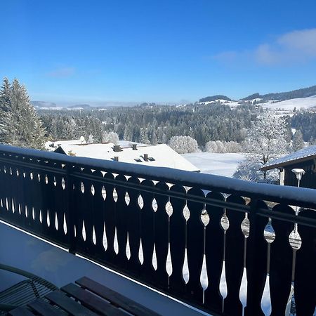 Helle Wohnung Mit Grossem Balkon Oberreute Eksteriør billede